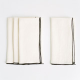 STONE WASHED LINEN NAPKINS // SET OF 4 Cloth Napkins