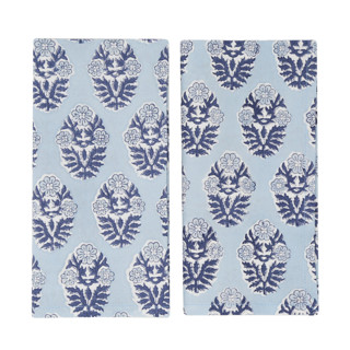 Garland Napkins, Blue, Set of 4 Cloth Napkins