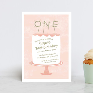 Frosting Children's Birthday Party Postcards