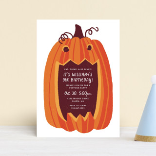 Eat, Drink, and be Scary Children's Birthday Party Postcards