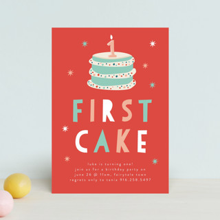 That First Cake Children's Birthday Party Postcards