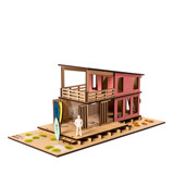 Beach Hut Model Building Kit Arts and Crafts