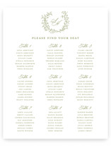 Garden Script Custom Seating Charts