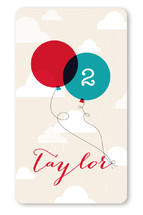In The Sky Birthday Custom Stickers