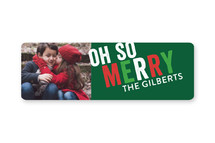 Oh So Merry Custom Stickers