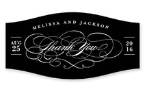 Thank You Scroll Custom Stickers