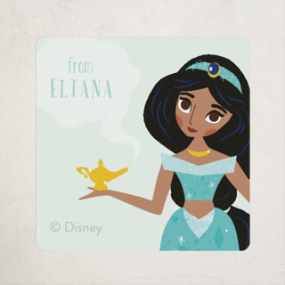 Jasmine Wishes from Disney's Aladdin Custom Stickers
