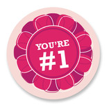 Prize Ribbon Custom Stickers