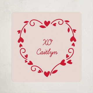 Blooming Hearts Custom Stickers