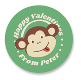 adventures valentines Custom Stickers