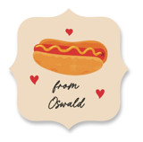 Hot Dog Custom Stickers