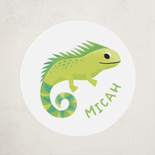 Iguana Love Custom Stickers