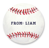 Painted Baseball Custom Stickers