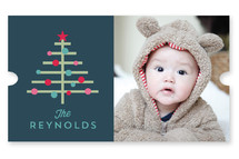 Xmas Shapes Custom Stickers