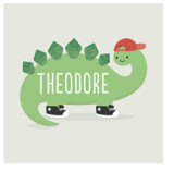 Spiketacular Stegosaurus Custom Stickers