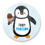 Coolest Penguin Custom Stickers