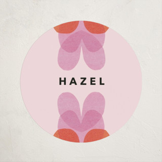 Cascading Hearts Custom Stickers