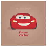 Disney and Pixar's Lightning McQueen and Friends Custom Stickers