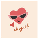 Cool Hearts Custom Stickers