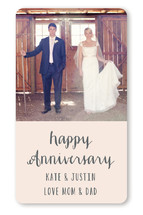 Anniversary Photo Grid Custom Stickers