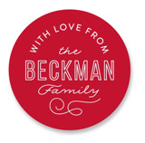 Family Name Custom Stickers
