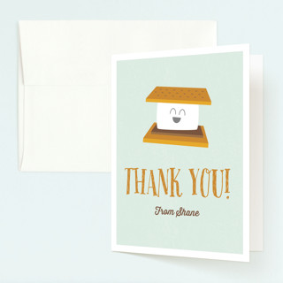 S'More Fun Children's Birthday Party Thank You Cards