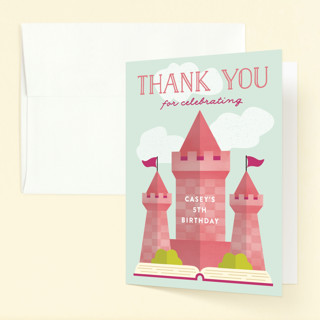 Storybook Children's Birthday Party Thank You Cards