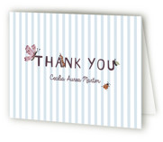 Time Flies Children's Birthday Party Thank You Cards