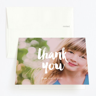 Modern Birthday Children's Birthday Party Thank You Cards