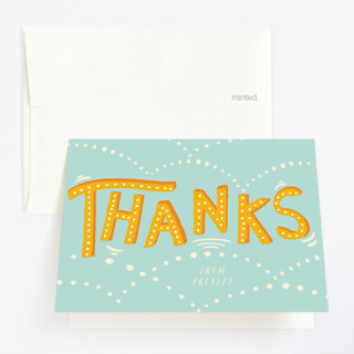 Jump Bound & Leap Children's Birthday Party Thank You Cards