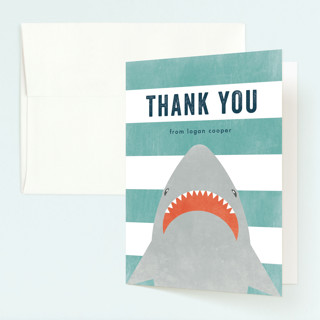 Fin-tastic! Children's Birthday Party Thank You Cards