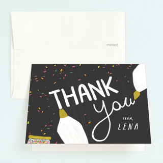 Birthday Bake Off Children's Birthday Party Thank You Cards