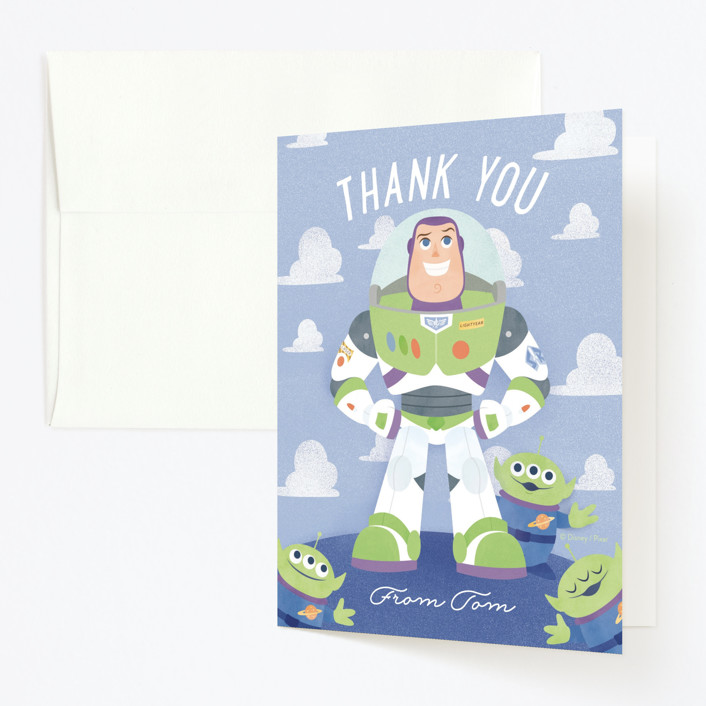 Disney and Pixar's Lightyear Children's Birthday Party Thank You Cards