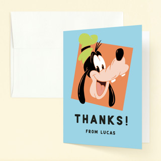 Disney's Goofy Birthday Children's Birthday Party Thank You Cards