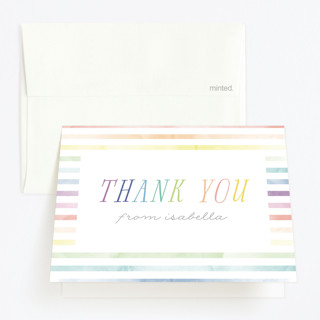 Balloon Arch Children's Birthday Party Thank You Cards