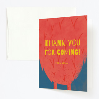 Calling All Monsters Children's Birthday Party Thank You Cards