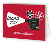 Movie Night Children's Birthday Party Thank You Cards