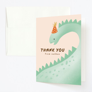 bronto Children's Birthday Party Thank You Cards