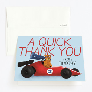 Monaco Children's Birthday Party Thank You Cards