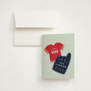 Sports Children's Birthday Party Thank You Cards