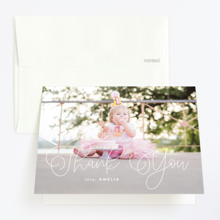 Whimsical Children's Birthday Party Thank You Cards