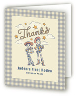Disney and Pixar's Woody and Jessie Toy Story 2 Rodeo Children's Birthday Party Thank You Cards