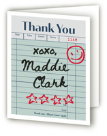 Children's Birthday Party Thank You Cards