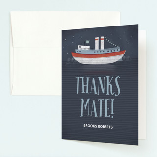 Ahoy Mates Children's Birthday Party Thank You Cards