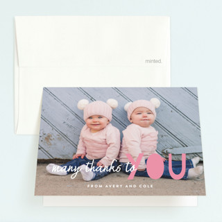 Bright Future Children's Birthday Party Thank You Cards