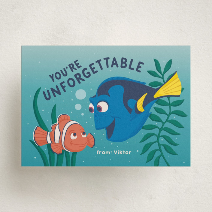 DIsney Pixar's Dory and Marlin Classroom Valentine's Day Cards by ...