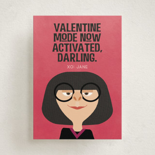Disney and Pixar's The Incredibles Edna Mode Classroom Valentine's Day Cards