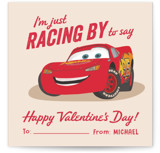 Pixar's Race Car Wish Classroom Valentine's Day Cards