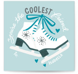Cool Ice Skates Classroom Valentine's Day Cards