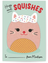 Hugs & Squishes Classroom Valentine's Day Cards